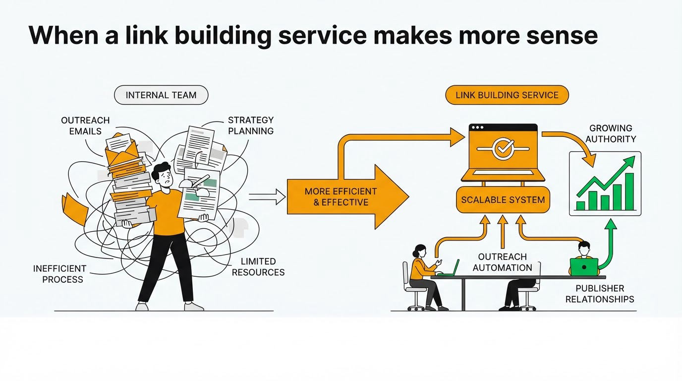 When a link building service makes more sense