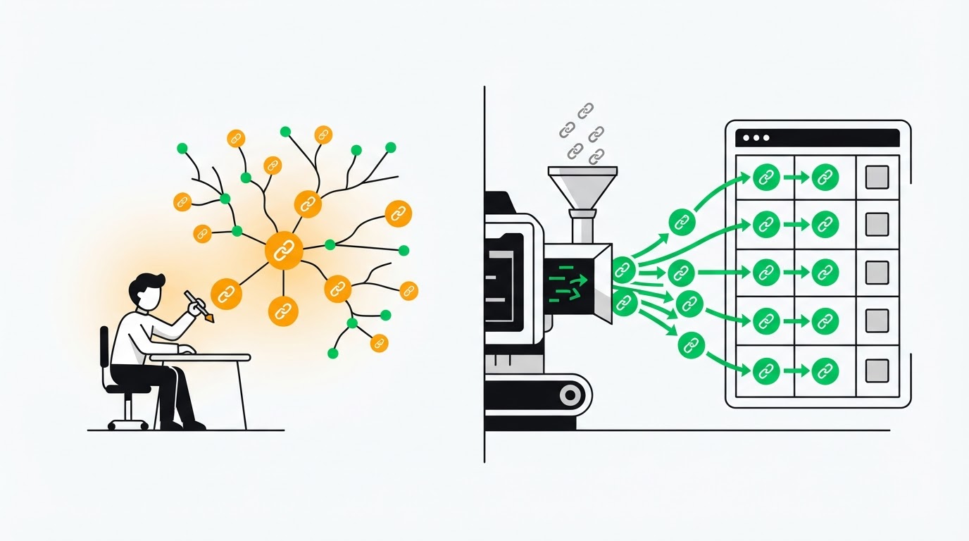 Manual Backlink Building vs Automated Link Placement: What Is the Difference?