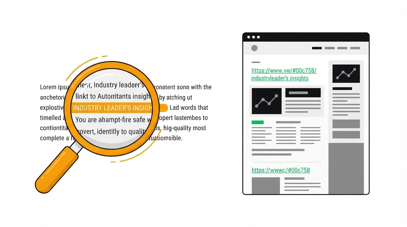 Use anchor text and placement evidence to assess quality backlinks
